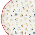 thumbnail image 4 of 10 Strawberry Street Bella Holiday Appetizer Plates, Skiers, Set of 4, 4 of 6