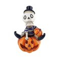 thumbnail image 1 of Glow Skull Halloween Pumpkin Decorations Mini Pumpkin Ornaments For Funny Halloween Decor Indoor Da, 1 of 5