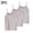 Gray, variant on Girls Knitted Tank Tops Size 6, 3 Piece Sleeveless Soft Summer Kids Undershirts Pink