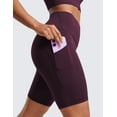 thumbnail image 4 of CRZ YOGA Butterluxe Womens Biker Shorts Pockets 8" High Waisted Workout Yoga Buttery Soft, 4 of 4