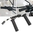 thumbnail image 4 of Motorcycle Heated Hand Grips, Texture  Easy Installation Heat Up Quickly Anti Skid Electric Hot Heated Handlebar  For ATV, 4 of 8