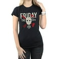 thumbnail image 3 of Friday 13th Womens Day Of Fear Cotton T-Shirt, 3 of 5
