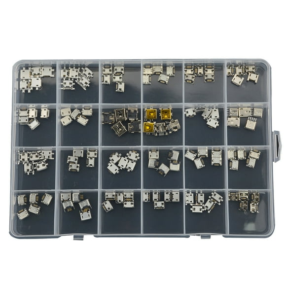 Multi-specification Micro USB Connector Pin Female SMT Socket Jack Set