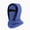 Blue, variant on Outdoor Winter Warm Hat Neckband Integrated Cycling Mask, Winter Bal-aclava Ski Mask, Windproof Fleece Face Cover