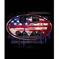 thumbnail image 7 of Batman American Flag Bat Signal Youth Black Graphic Tee-XS, 7 of 7