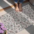thumbnail image 4 of White Pioneer Flower and Paisley Pattern Door Rugs,Washable Non Slip Door Mats Indoor,Decorative Door Mats,Entry Mat Indoor for Entrance,Bedroom,Kitchen,Bathroom,20"x32", 4 of 6