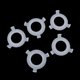 thumbnail image 3 of 5Pcs/set E27 To E14 Lampshade Lamp Light Shades Socket Reducing Ring Adapter Washer White Lamp Covers Accessories, 3 of 5