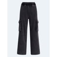 thumbnail image 5 of Scoop Women’s and Women’s Plus Utility Wide Leg Pants, Sizes XS-4X, 5 of 5