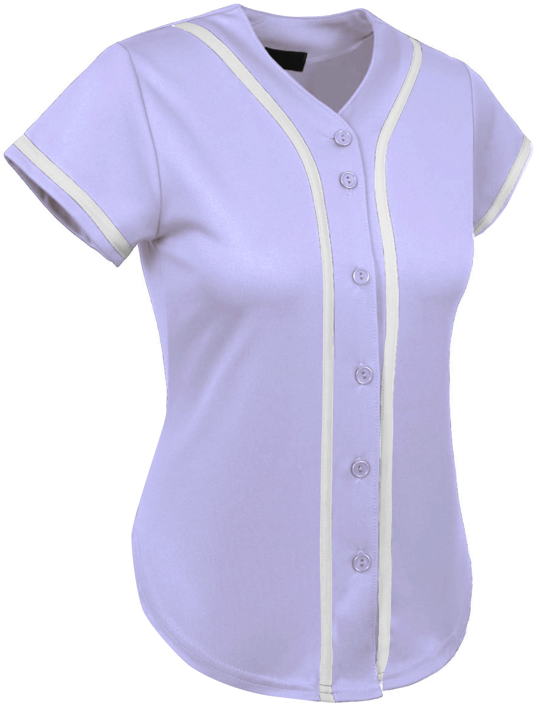 womens baseball button down shirt