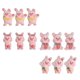 thumbnail image 4 of Mini Resin Charms 40Pcs Pig Shape DIY Pendant Kids Jewelry Making Occasion 2.6X1.8X0.3CM Pink Creative Accessories, 4 of 5