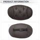 thumbnail image 4 of Almohada para reposacabezas de automóvil Unique Bargains, soporte para cuello ergonómico y cómodo, cuero Nappa, espuma de memoria, ancho ajustable, marrón oscuro, 1 pc para conducción y viajes, 4 of 7