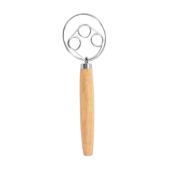 Danish Dough Whisk, Stainless Steel Bread Whisk for Sourdough, Pizza, Cake Batter, Essential Kitchen Baking Tool for Home Bakers, Easy to Clean and Ergonomic Design