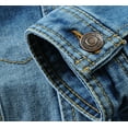 thumbnail image 4 of Toddler Jean Jacket Boys Long Sleeve Boys Denim Hoodie Blue Jacket Boys Spring Jackets Boys Jacket Size 3-4 Years, 4 of 7