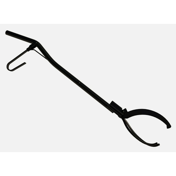 Fire Beauty Fireplace Tongs - Heavy Duty Log Grabber for Fire Pit & Wood Stove - Fireplace Tools Accessories with Heat-Resistant Handle