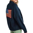 thumbnail image 2 of Pyhlmscde Cardigan Sweaters for Women Women American Flag Cardigan Sweaters Y2k Long Sleeve Open Front Button Down Cardigans USA Flag Knitwear,American Flag Sweater, Flag Sweaters for Women, 2 of 7