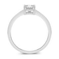 thumbnail image 3 of 2 Carat - Radiant Shape Lab Grown Basket Regular Shank Setting Solitaire Diamond Engagement Ring in 14K White Gold | E-F Color, VS1-VS2 Clarity (Ring Size: 7.5), 3 of 3