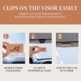 thumbnail image 3 of Wooden car air freshener - car odor eliminator for sun visor clips, vehicle fragrance diffuser for cabin, truck & (ocean), 3 of 5