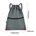 thumbnail image 4 of Vjnyvs Drawstring Backpack Water Resistant Drawstring Bags for Men Women Sackpack, 4 of 7