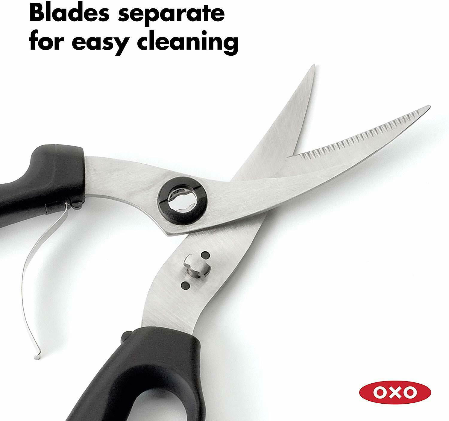 OXO 1072292 Good Grips Pro Stainless Steel Kitchen Poultry Shears for sale online 