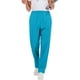 thumbnail image 1 of Ceisia men's Elastic Waist Straight Leg Work Pants with Pockets, Comfort Stretch Nursing Trousers for Ladies Sky Blue XL Gifts, 1 of 8