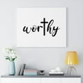 thumbnail image 2 of Scripture Walls  Worthy Bible Verse Canvas Christian Wall Art Ready to Hang Unframed, 2 of 16