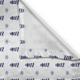 thumbnail image 3 of Ambesonne Navy Blue Kitchen Curtains, Aqua Ornate Pattern, 55"x39", Pale Blue Dark Blue, 3 of 3