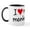 White/Black Inside, variant on CafePress - I LOVE MY Monkey Mug - 11 oz Ceramic Mug - Novelty Coffee Tea Cup