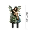 thumbnail image 2 of Bohemian Acrylic Garden Stake, Fairy Hummingbird Decor, Outdoor Lawn Ornament for Patio Yard Landscape, 2 of 4