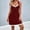 #New Wine, variant on CYiJun Nightgowns for Women with Built-in Bra Sexy Sleepwear Lace Chemise V neck Modal Babydoll Lounge Dress