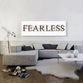 thumbnail image 2 of ARTCANVAS FEARLESS Girls Room Decor Canvas Art Print - Size: 60" x 20" (1.50" Deep), 2 of 9