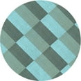 thumbnail image 1 of Ahgly Company Machine Washable Indoor Round Transitional Dull-Sea Green Area Rugs, 3' Round, 1 of 7