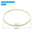 thumbnail image 2 of Uxcell 8 Inch Wooden Floral Hoop, 12 Pcs Bamboo Round Macrame Wreath Dream Catcher Rings, Wood, 2 of 6