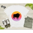 thumbnail image 3 of Cool Bull Cattle Animal Silhouette Farm Animal at Sunset T-Shirt Bull Shirt for Men Women Kids Boys Girls Teens Graphic Animal Gift Tshirt, 3 of 7