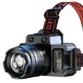 thumbnail image 4 of Lampe Frontale Rechargeable LED Zoom Réglable Lampe Frontale USB, Z6T2, 4 of 8