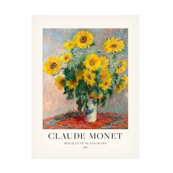 Trademark Fine Art Pictufy Bouquet Of Sunflowers Canvas Wall Art