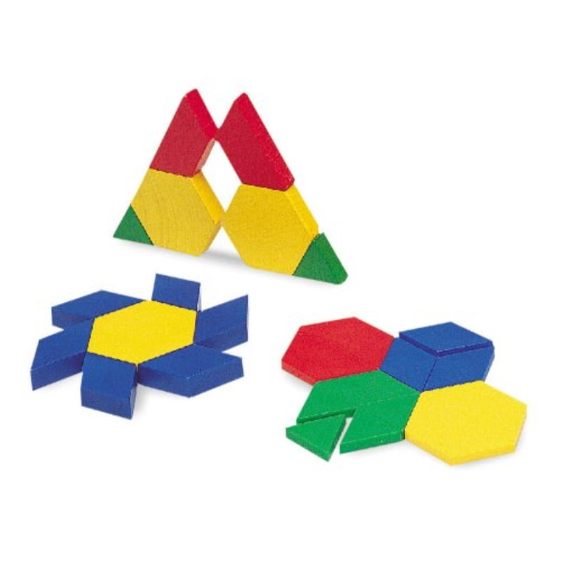 Learning Resources Plastic Pattern Blocks .5cm, Set of 100 | Walmart Canada