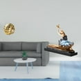 thumbnail image 2 of Figura de cerámica, adorno de bola de hilo, estatua de bailarina de ballet, figura de bailarina, escultura de resina, arte moderno, artesanía adecuada, 2 of 8