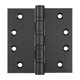 thumbnail image 1 of Bisagras de puerta de acero inoxidable shaofei negras 4 pulgadas con cojinetes de bolas 4 x 4 pulgadas, 1 of 5