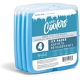 thumbnail image 1 of czcpp-Cool Glacières par Fit + Fresh, Réutilisables & Longue Durée Packs de Glace Minces, Ajout Parfait à Votre Boîte à Lunch, Accessoires de Camping, Sac à Lunch Isolé, Sac à Dos Glacière de Plage & Plus, 4PK, Bleu Clair, 1 of 4