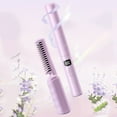 thumbnail image 6 of BGZLEU Cordless Hair Straightener Brush - Portable Straightening Brush for Travel, Mini Ionic Hot Comb Straightener for Women, Lightweight on-The-go, Cordless and Fast Charger Dual Power, 6 of 8