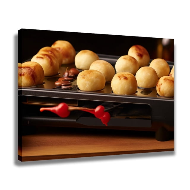 Póster de lienzo con una tostadora llena de pan, decoración de dormitorio, paisaje deportivo, decoración de oficina, regalo, estilo marco, 16 x 24 pulgadas (40 x 60 cm)
