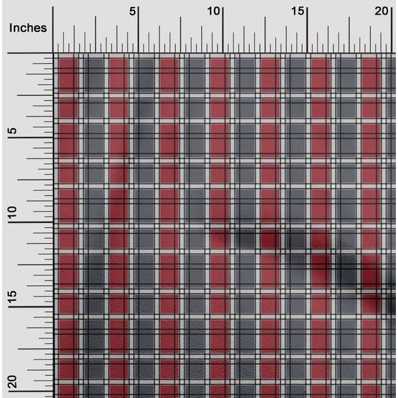 oneOone Cotton Silk Gray Fabric Madras Check Craft Projects Decor Fabric Printed By The Yard 42 Inch Wide