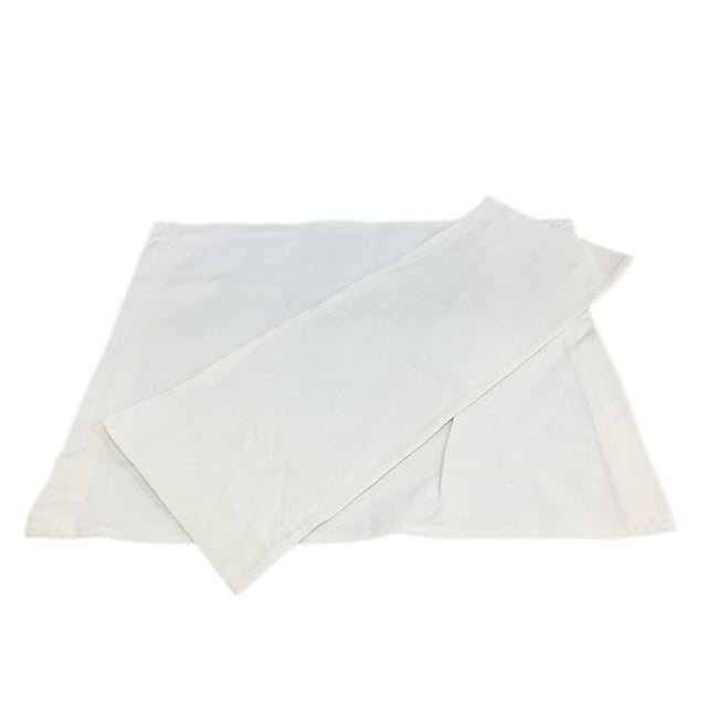 White Canvas Backrest & Seat Cloth for Cross Folding Chairs/Stool ,No Chair