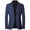Dark blue, variant on Men's Casual Blazer, Single Breasted Spring Suit Jacket, Lightweight Office Sport Coat, Versatile Standalone Top Layer, Dad Fashion Outerwear, Smart Casual Jacket for Work Or