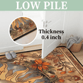 thumbnail image 4 of CURLYOOT Yellow Sun And Moon Boho Area Rug 3x5 Ft Rugs for Entryway Entrance Kitchen, Washable Non Slip Indoor Floor Carpet for Bedroom Living Room, 4 of 7