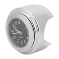 thumbnail image 4 of Reloj de motocicleta resistente al agua, reloj con esfera de bicicleta cromado para manijas de 7/8 pulg.-1 pulg., 4 of 8