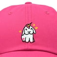 thumbnail image 2 of DALIX Adorable Unicorn Bunny Hat Womens Embroidered Baseball Cap in Hot Pink, 2 of 6