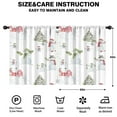 thumbnail image 2 of Blackout Kids Curtains,White Christmas Snowman Pattern Childrens Insulated Curtains Set Of 2,Bedroom Essentials,Toddler Room Decor 52"x63", 2 of 5