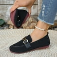 thumbnail image 6 of Hinvhai Loafers for Women Business Casual Shoes Comfortable & Lightweight Penny Loafers Slip On Work Flats Black 5.5(36), 6 of 9