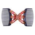 thumbnail image 1 of de Clip de de cabellero Doble Accesorio de Peinado de Mujer Elástico - rojo BLESIY Doble clip de madera para mujeres, 1 of 6